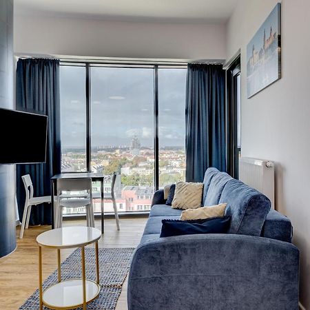 Апартаменти Aleda Tower, 14 Floor, Balkon Щецин Екстер'єр фото