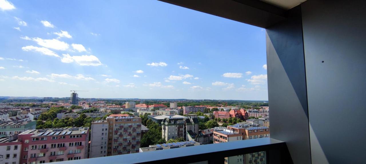 Апартаменти Aleda Tower, 14 Floor, Balkon Щецин Екстер'єр фото